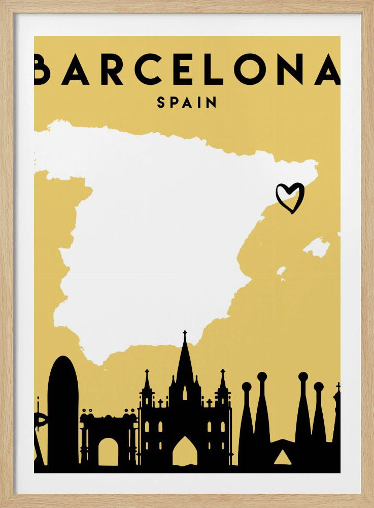 City Love Maps 09 - Poster / Art Print