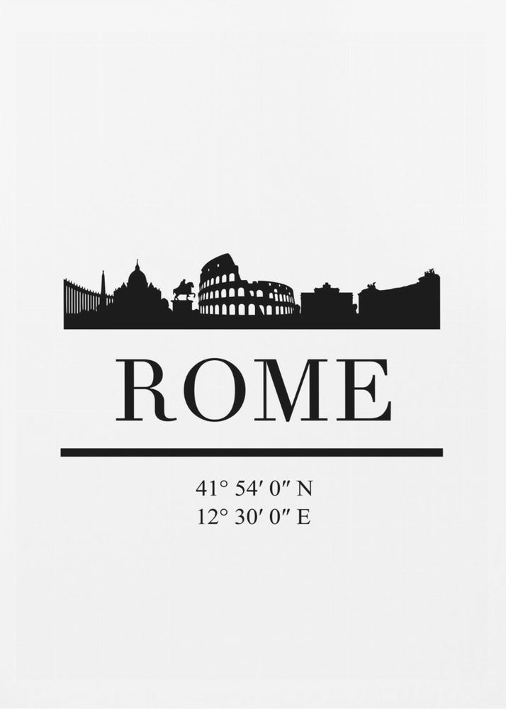 Black Skyline 72 - Poster / Art Print