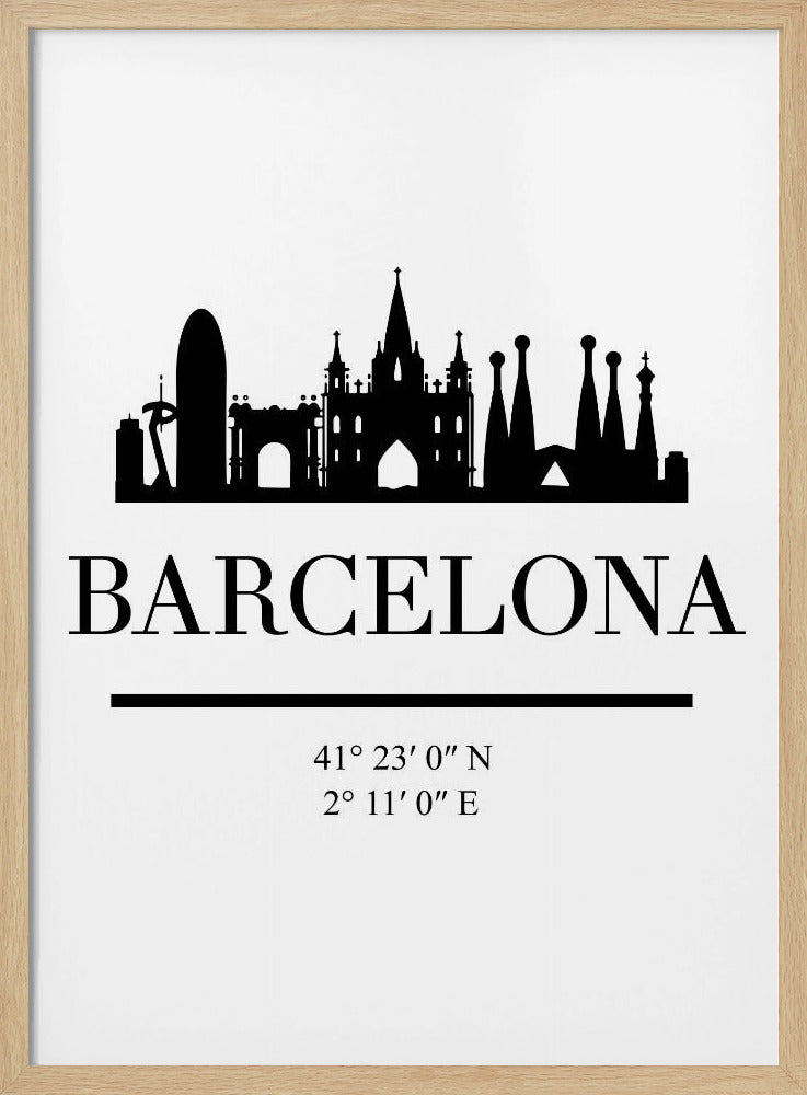 Black Skyline 09 - Poster / Art Print