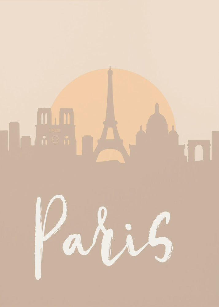Skyline Earth Tone 2 64 - Poster / Art Print