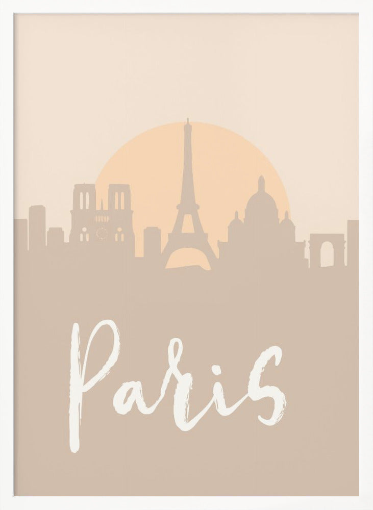 Skyline Earth Tone 2 64 - Poster / Art Print