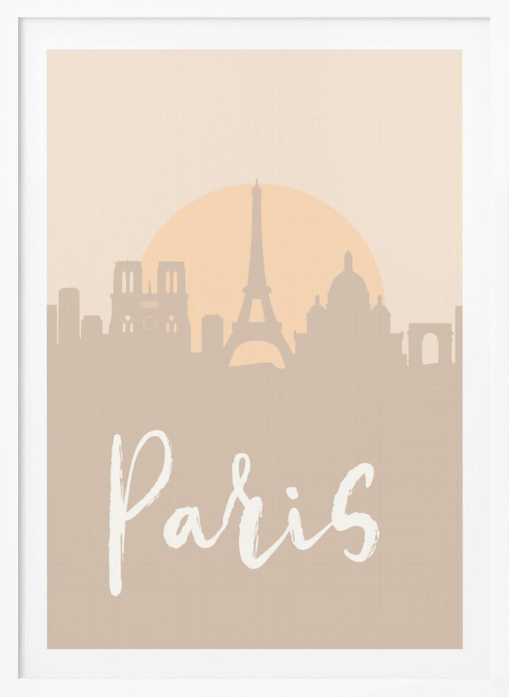 Skyline Earth Tone 2 64 - Poster / Art Print