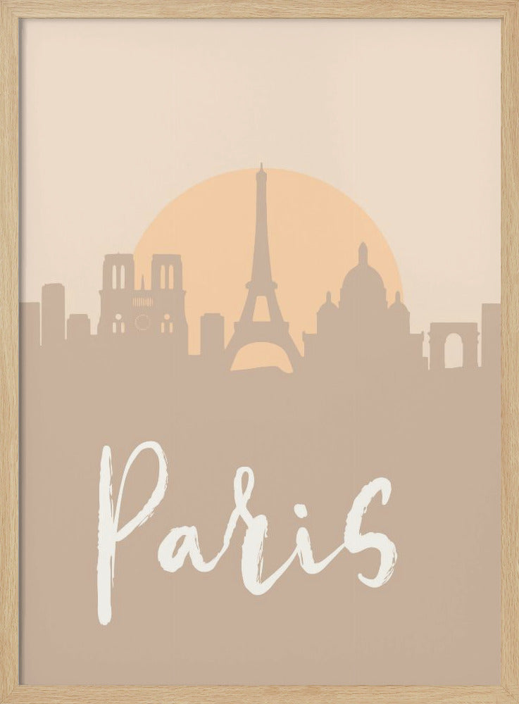 Skyline Earth Tone 2 64 - Poster / Art Print
