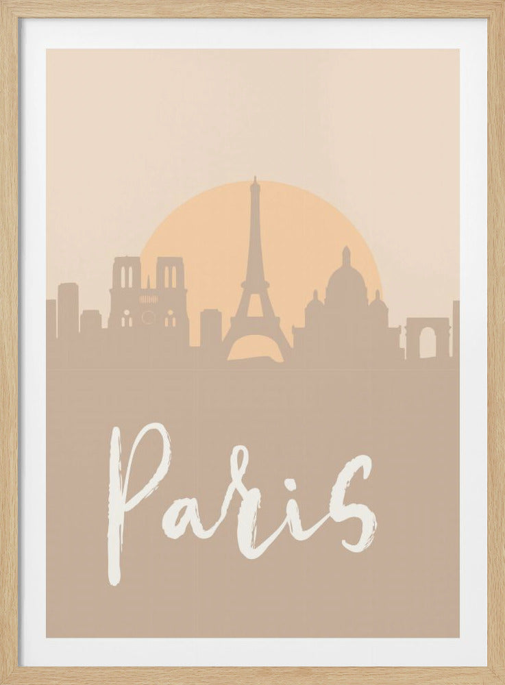 Skyline Earth Tone 2 64 - Poster / Art Print
