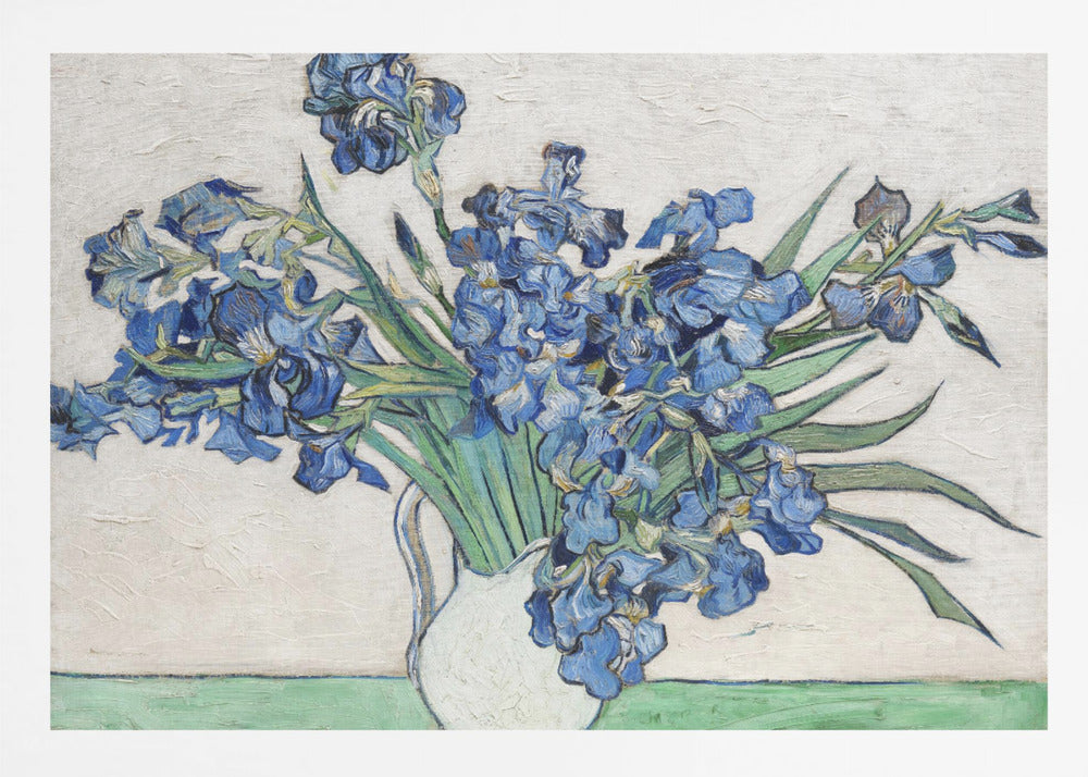 Vincent Van Gogh's Irises (1890). - Poster / Art Print