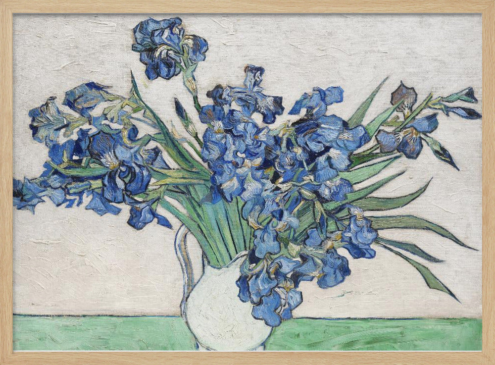 Vincent Van Gogh's Irises (1890). - Poster / Art Print