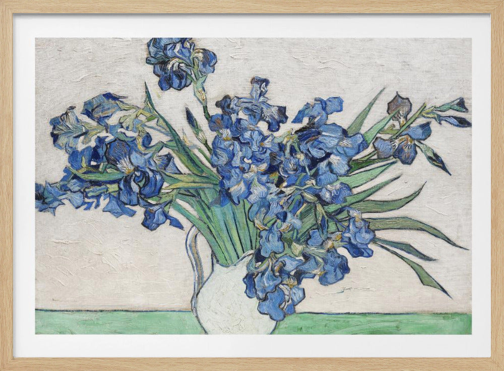 Vincent Van Gogh's Irises (1890). - Poster / Art Print