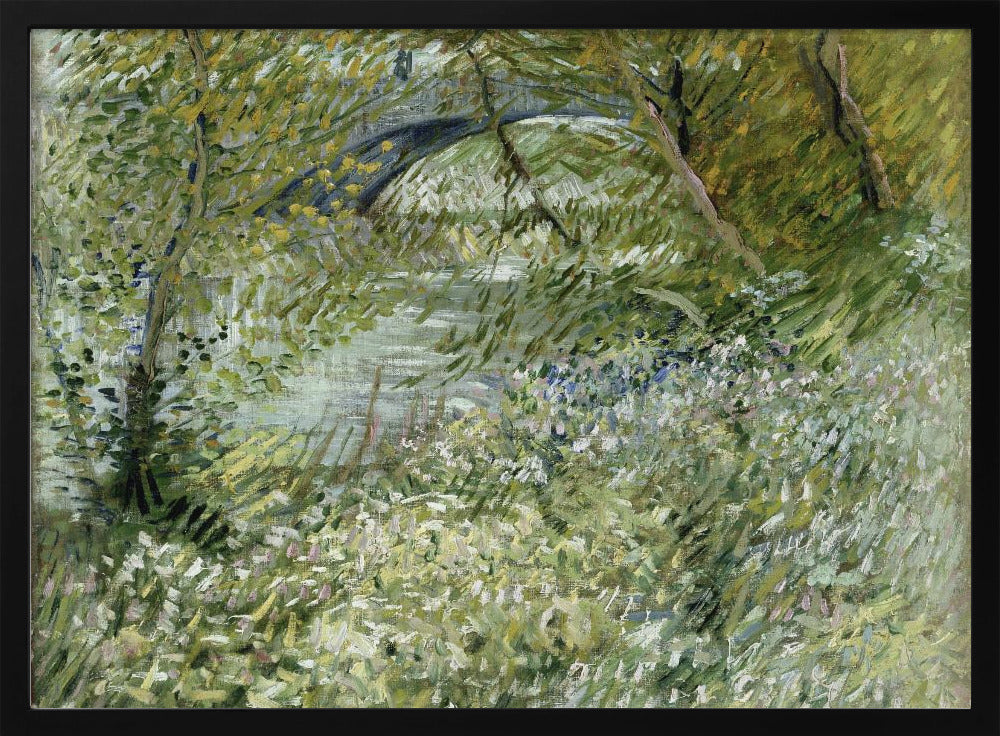 Vincent Van Gogh's River Bank In Springtime (1887) - Poster / Art Print