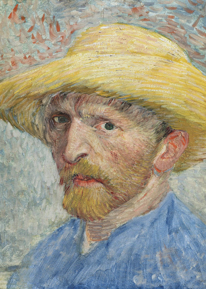 Vincent Van Gogh's Self Portrait (1887) - Poster / Art Print
