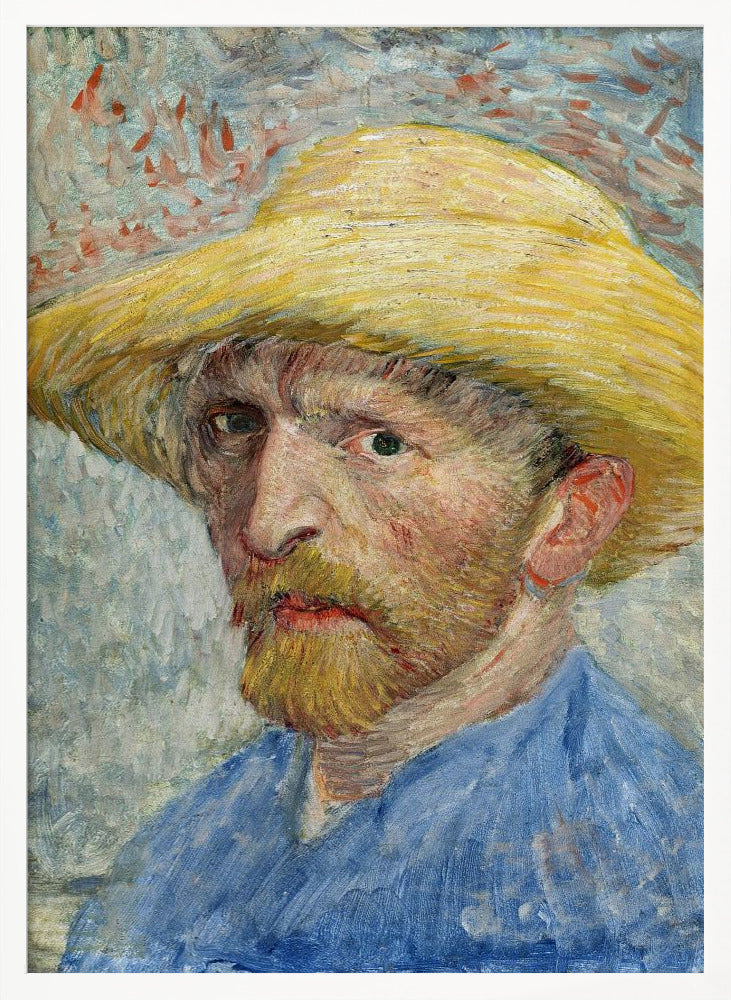 Vincent Van Gogh's Self Portrait (1887) - Poster / Art Print