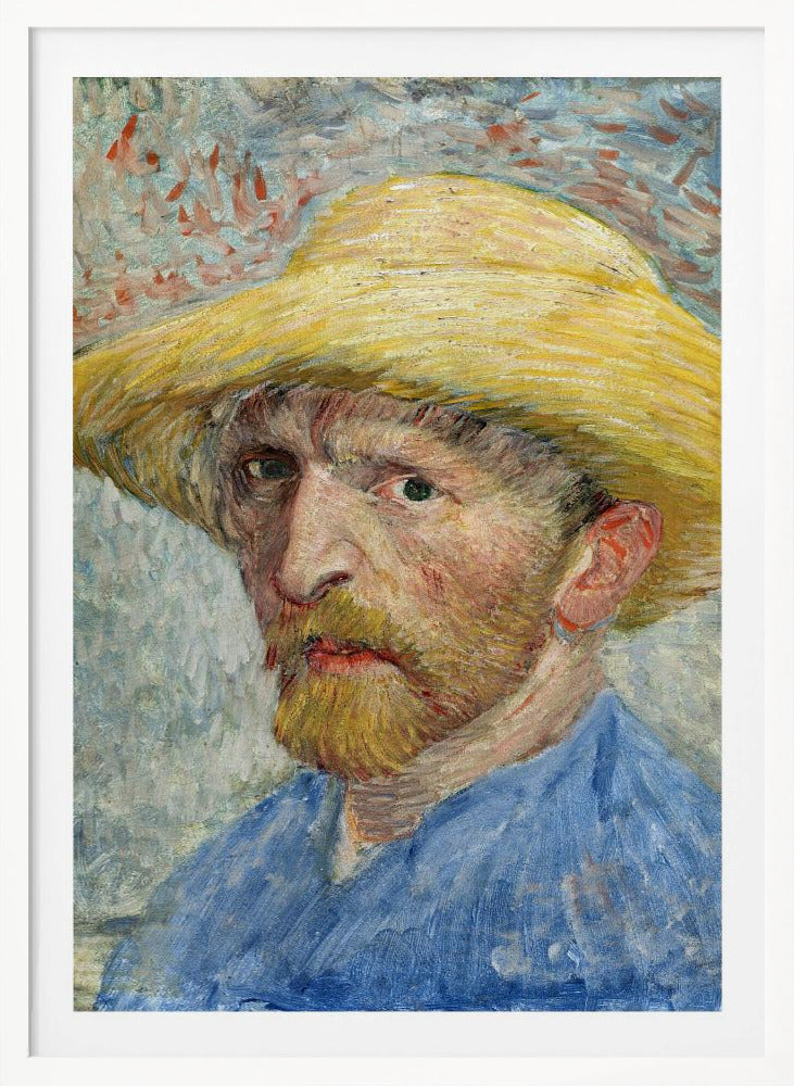 Vincent Van Gogh's Self Portrait (1887) - Poster / Art Print