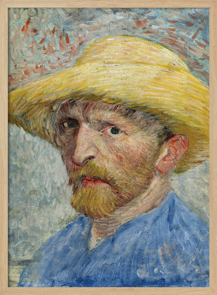 Vincent Van Gogh's Self Portrait (1887) - Poster / Art Print