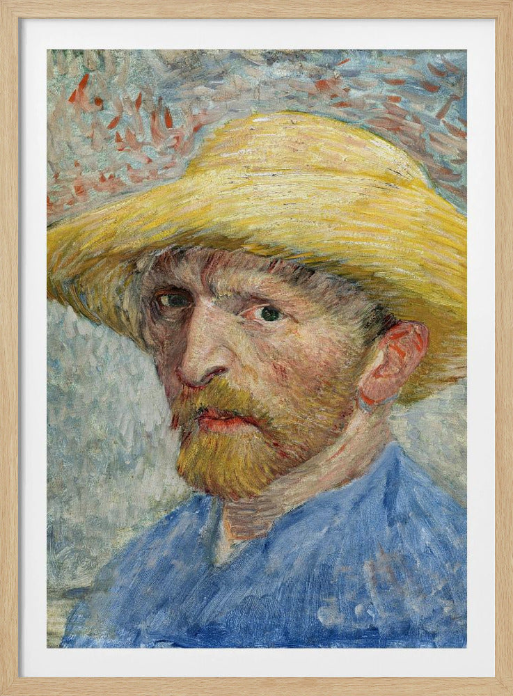 Vincent Van Gogh's Self Portrait (1887) - Poster / Art Print