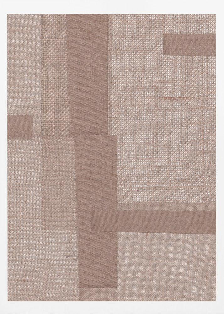 Fabric Pattern Collage No.5 - Poster / Art Print