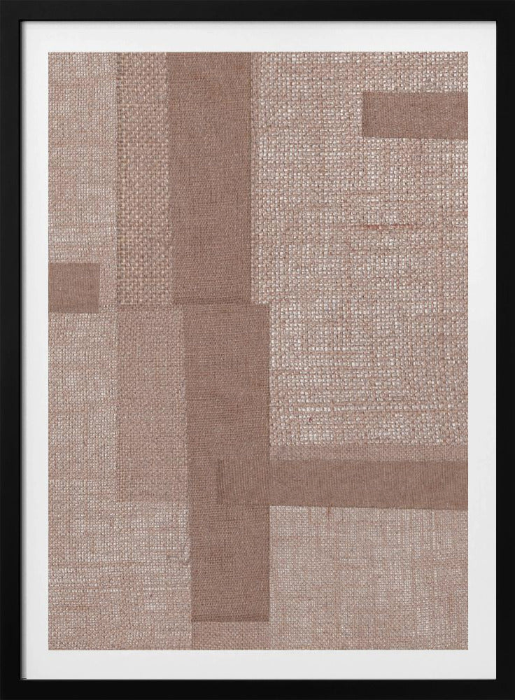 Fabric Pattern Collage No.5 - Poster / Art Print