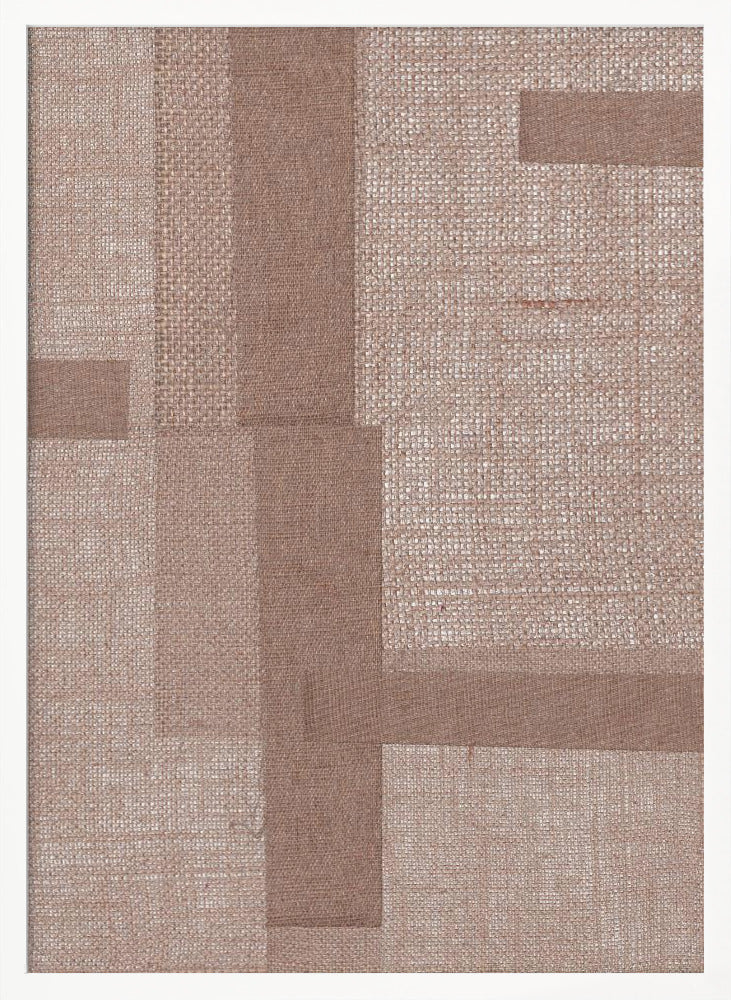 Fabric Pattern Collage No.5 - Poster / Art Print