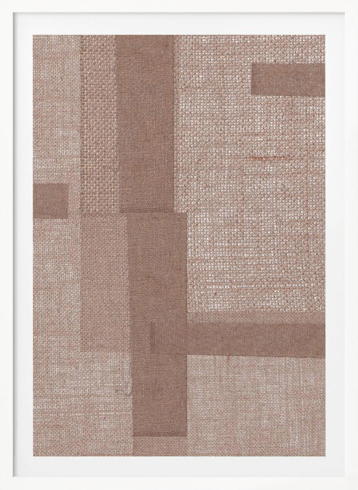 Fabric Pattern Collage No.5 - Poster / Art Print