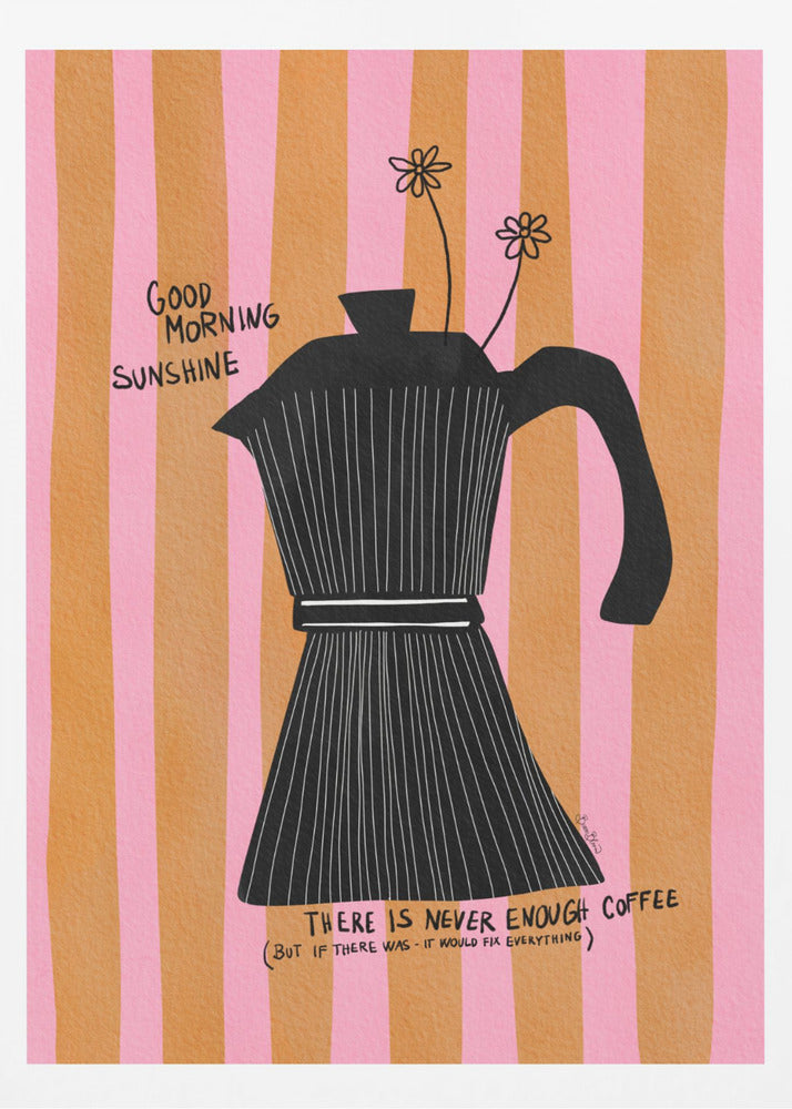 Mocca Coffee Sunshine - Poster / Art Print