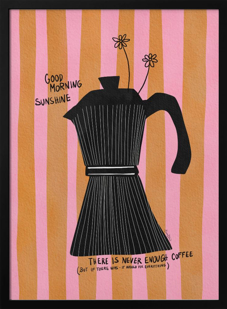 Mocca Coffee Sunshine - Poster / Art Print