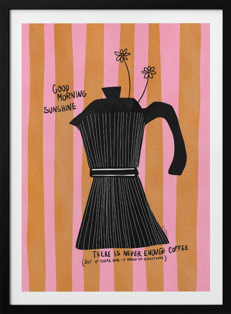 Mocca Coffee Sunshine - Poster / Art Print