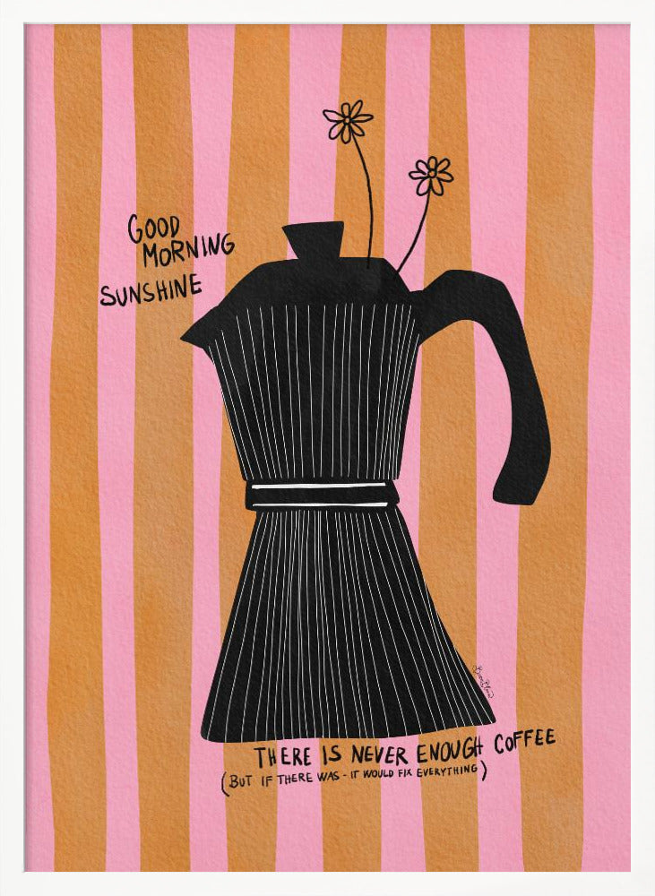 Mocca Coffee Sunshine - Poster / Art Print