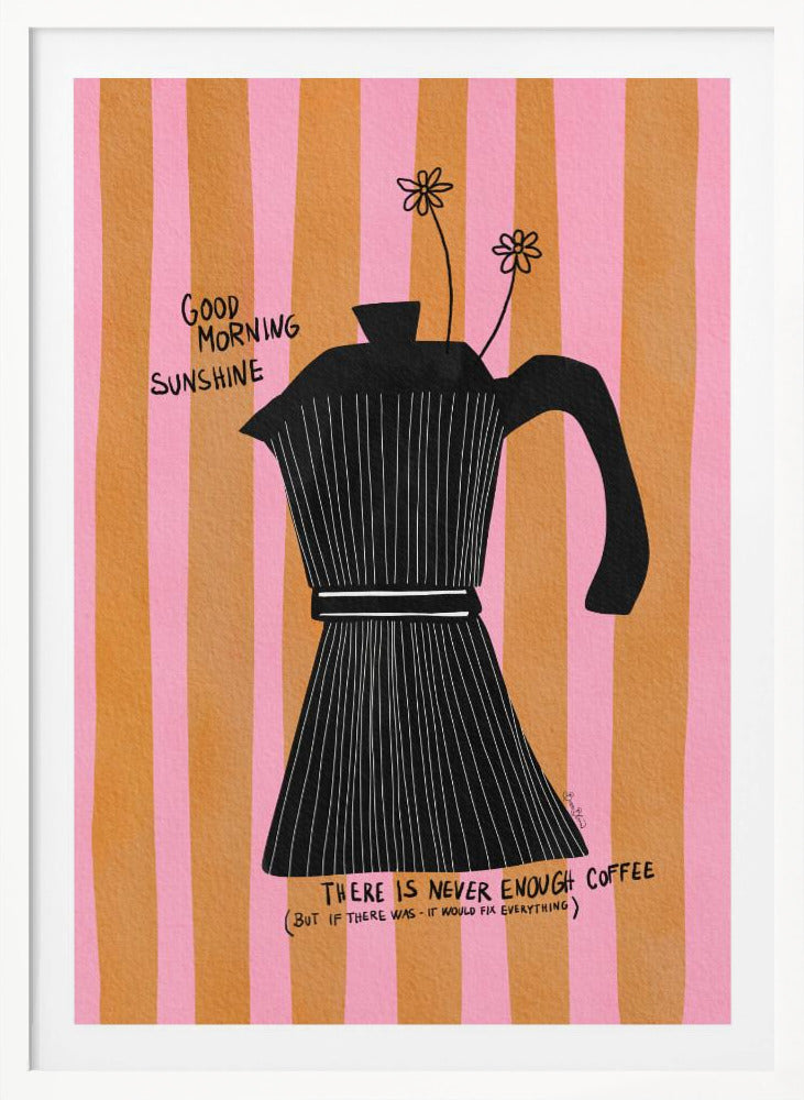 Mocca Coffee Sunshine - Poster / Art Print