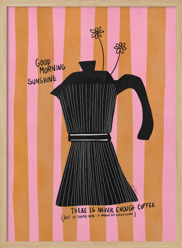 Mocca Coffee Sunshine - Poster / Art Print