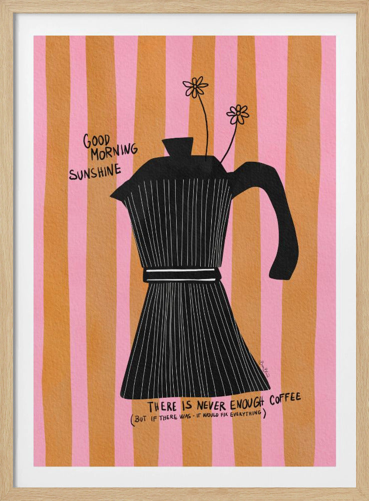 Mocca Coffee Sunshine - Poster / Art Print