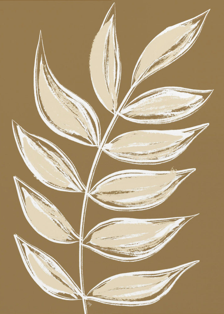 Brown Leaves - Poster / Art Print