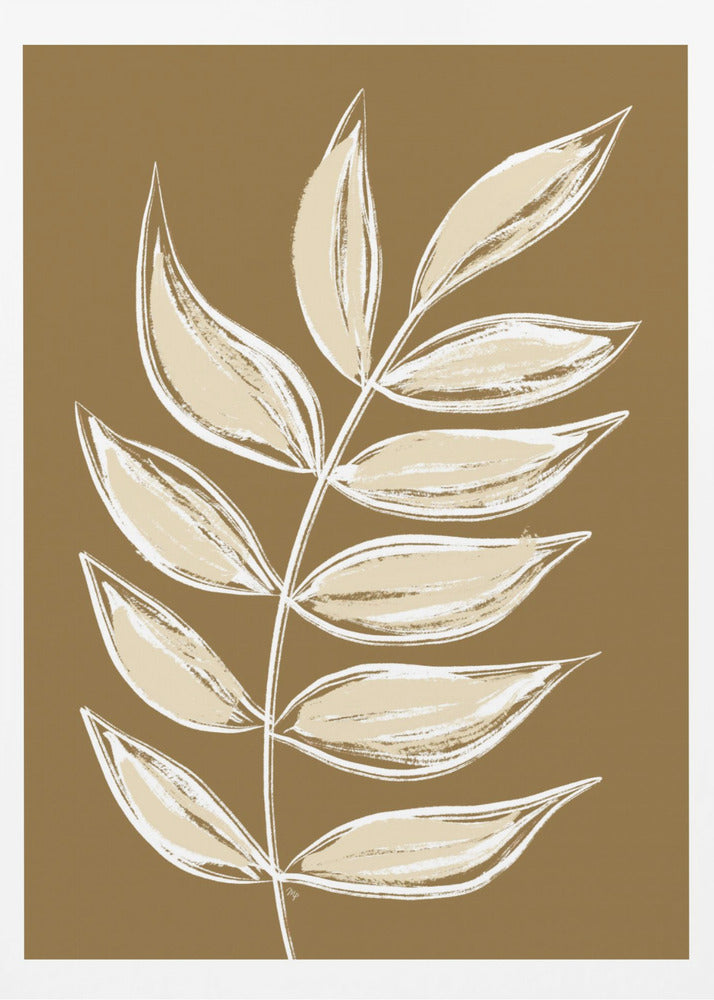 Brown Leaves - Poster / Art Print