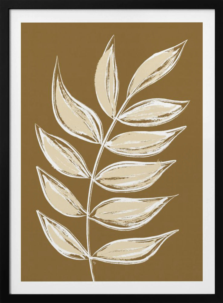Brown Leaves - Poster / Art Print
