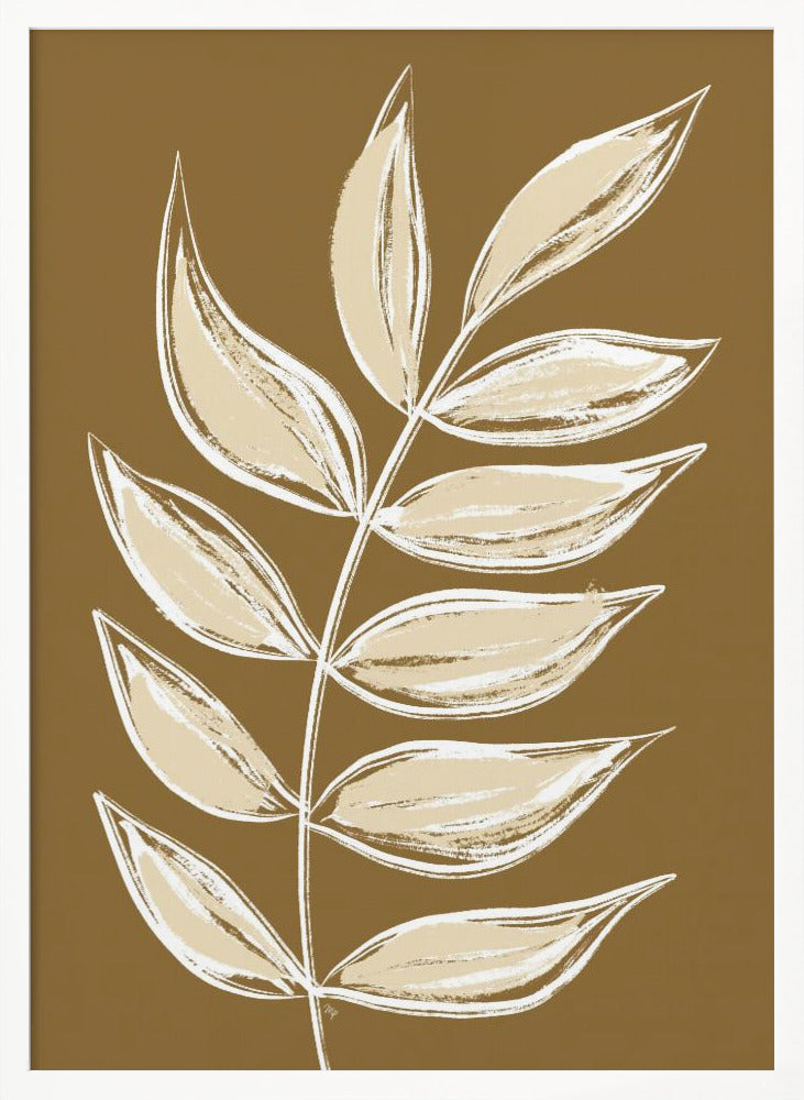Brown Leaves - Poster / Art Print