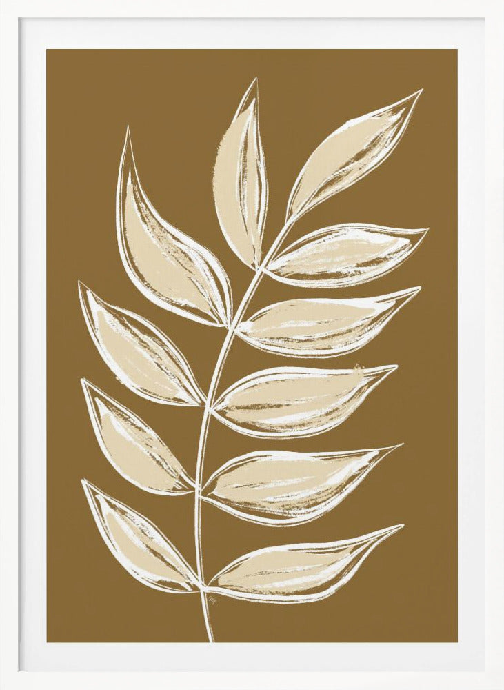 Brown Leaves - Poster / Art Print