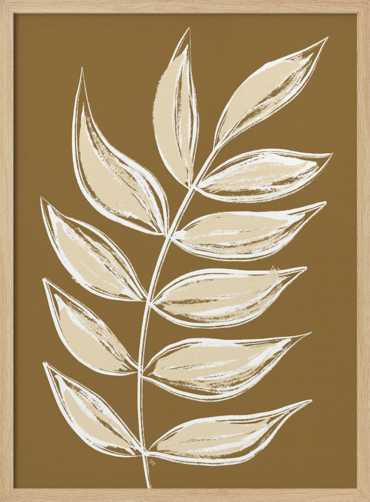 Brown Leaves - Poster / Art Print