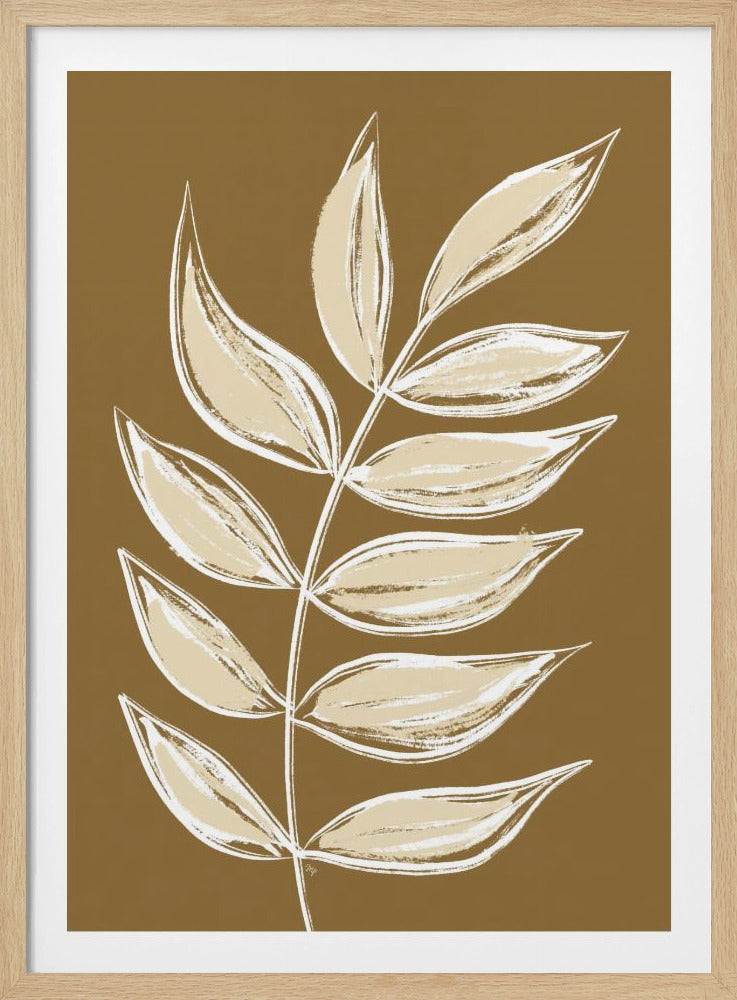Brown Leaves - Poster / Art Print