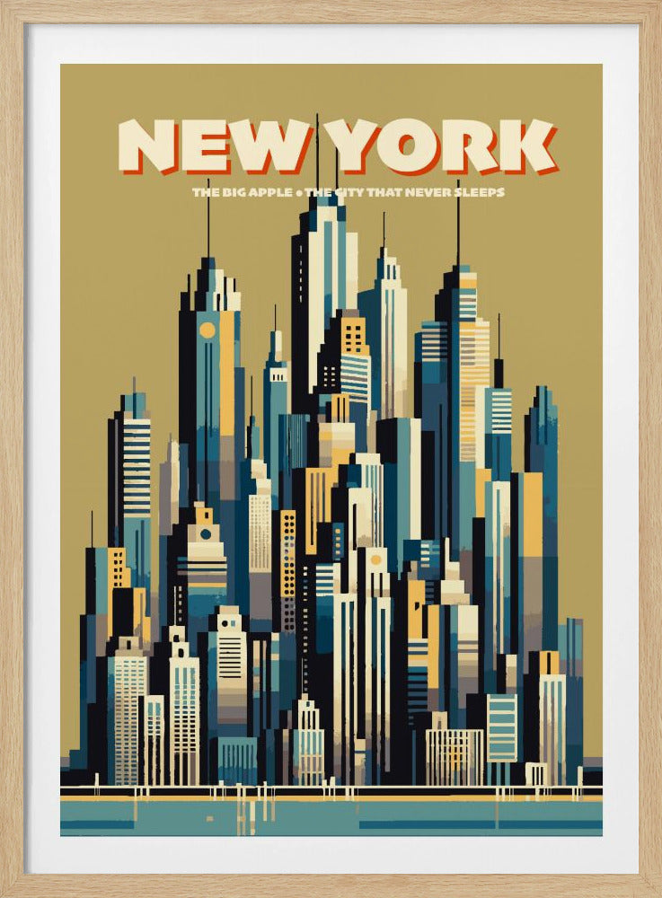 New York Skyline - Poster / Art Print