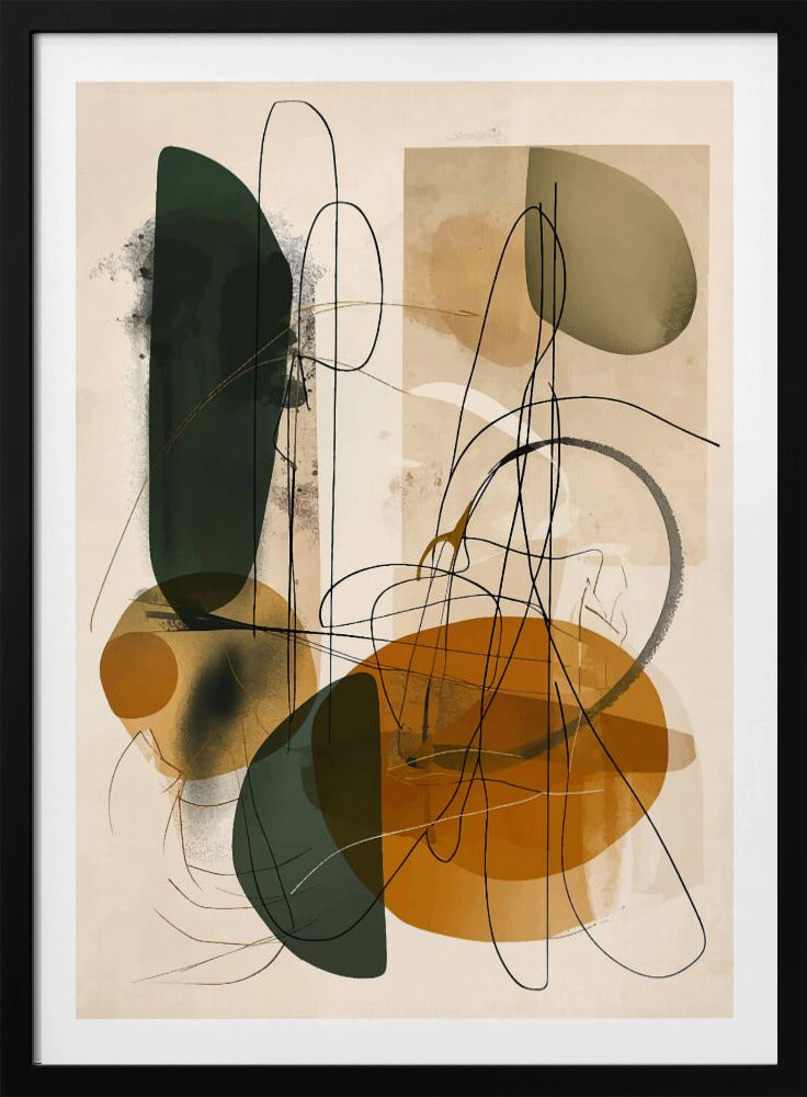 Abstract Beige No 1 - Poster / Art Print