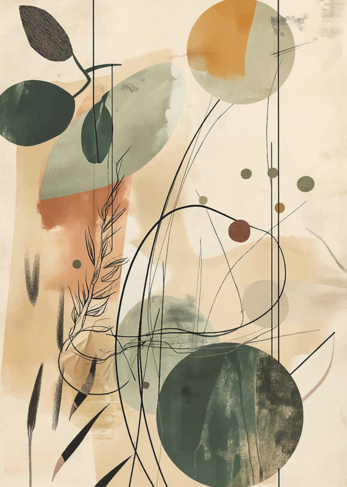 Abstract Beige No 2 - Poster / Art Print