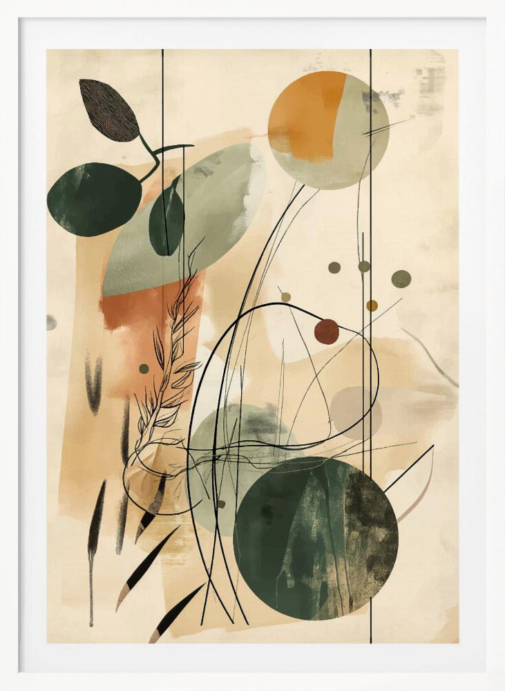 Abstract Beige No 2 - Poster / Art Print