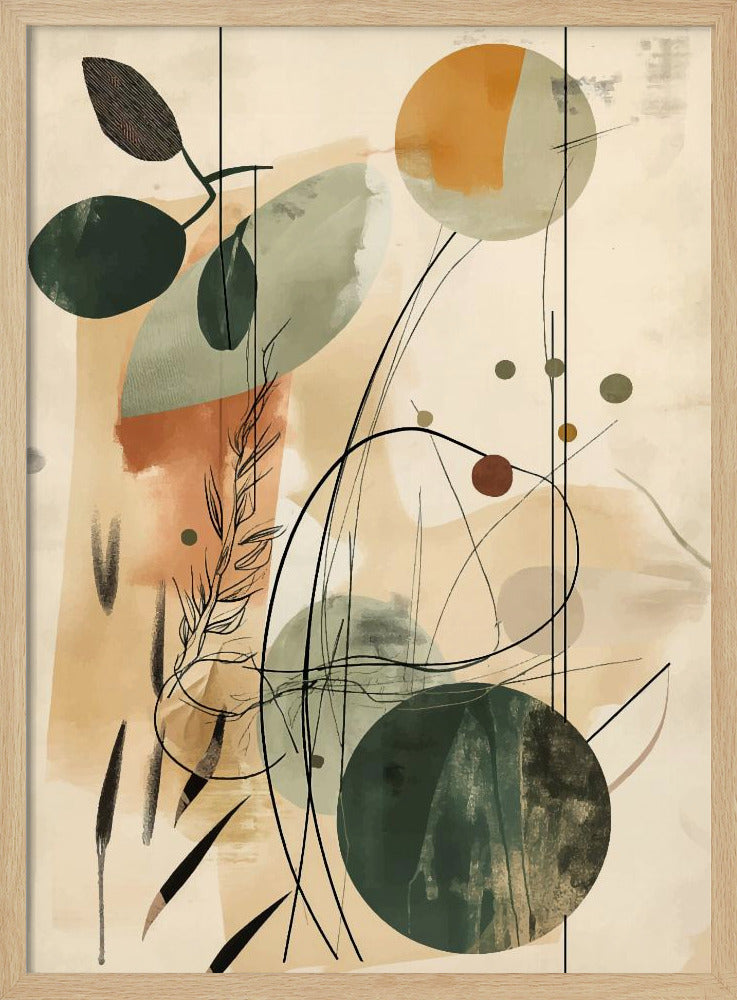 Abstract Beige No 2 - Poster / Art Print