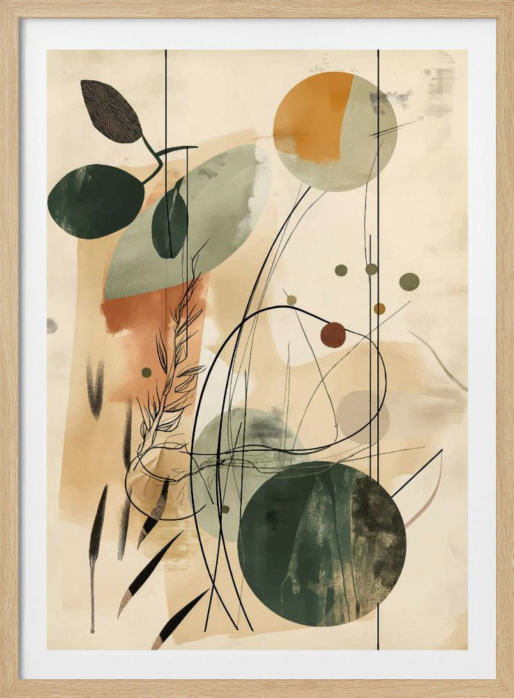 Abstract Beige No 2 - Poster / Art Print