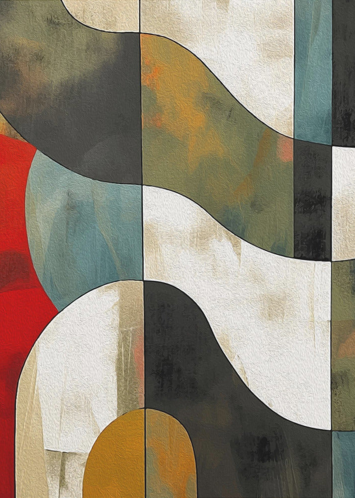 Abstract Fields No 1 - Poster / Art Print
