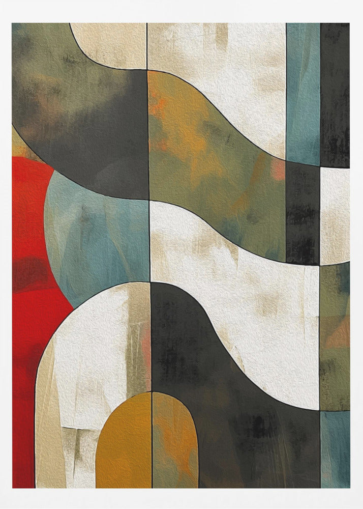 Abstract Fields No 1 - Poster / Art Print