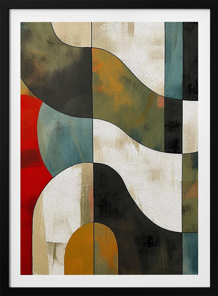 Abstract Fields No 1 - Poster / Art Print