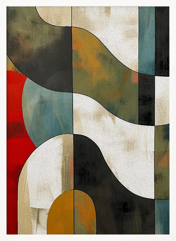 Abstract Fields No 1 - Poster / Art Print