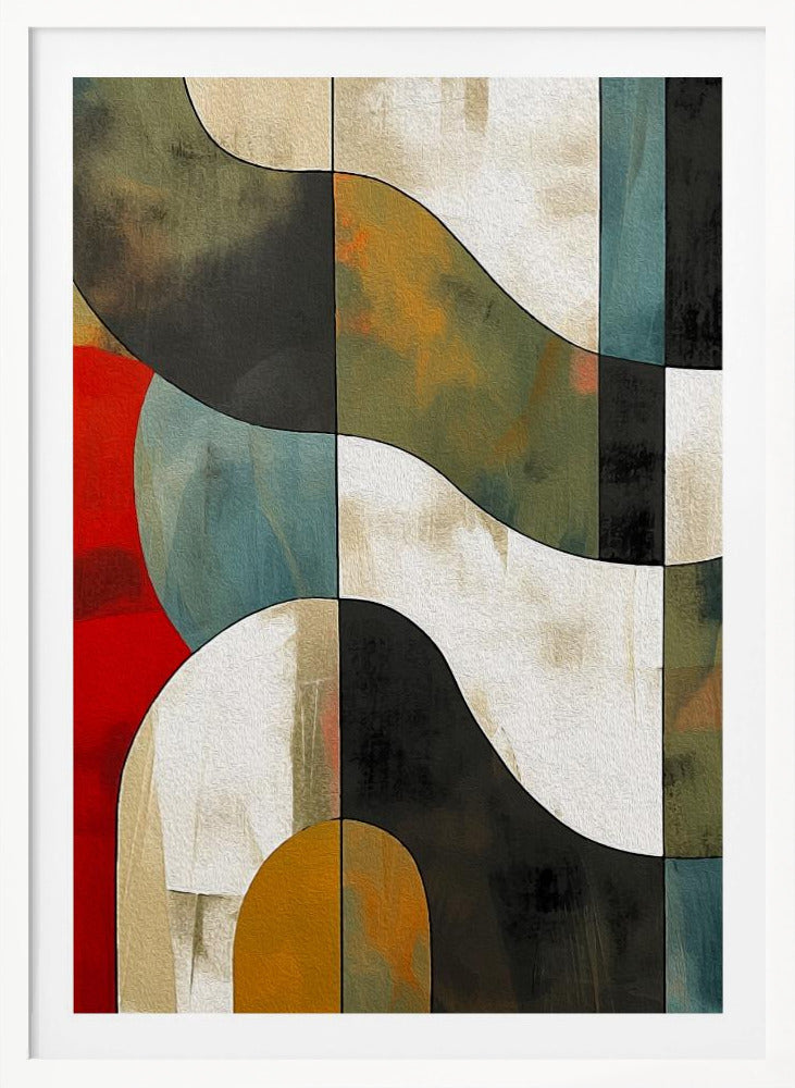 Abstract Fields No 1 - Poster / Art Print