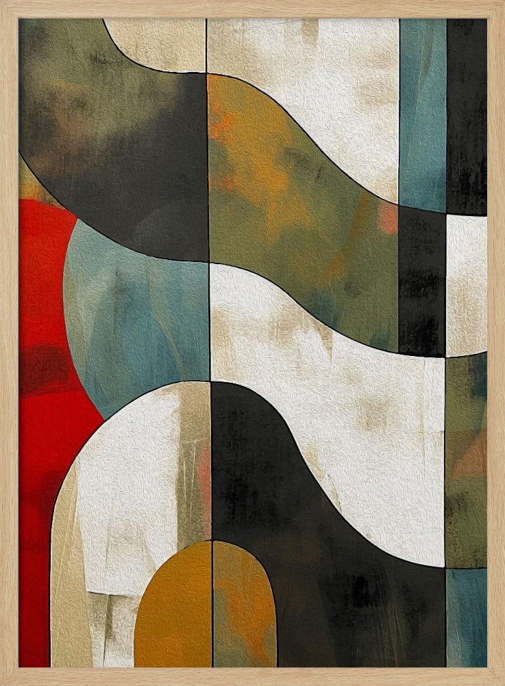 Abstract Fields No 1 - Poster / Art Print
