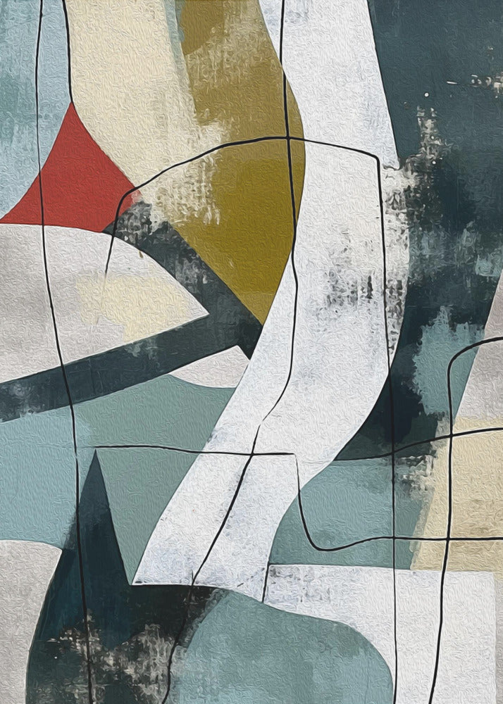 Abstract Fields No 2 - Poster / Art Print
