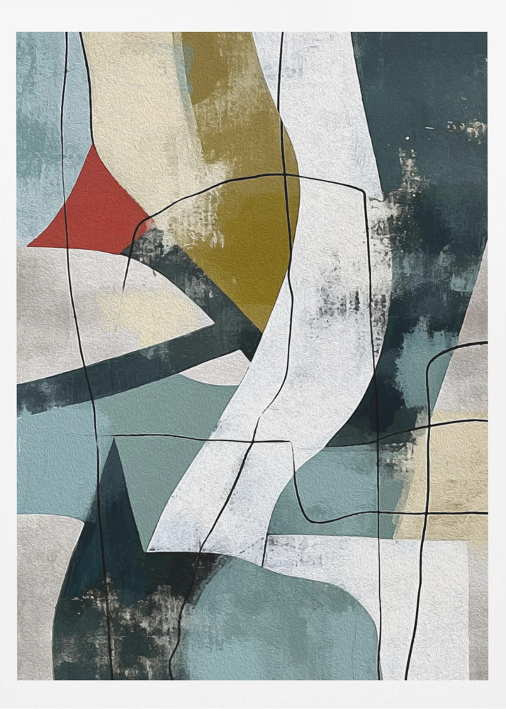 Abstract Fields No 2 - Poster / Art Print