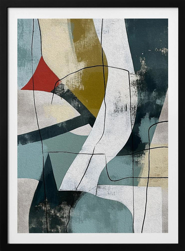 Abstract Fields No 2 - Poster / Art Print